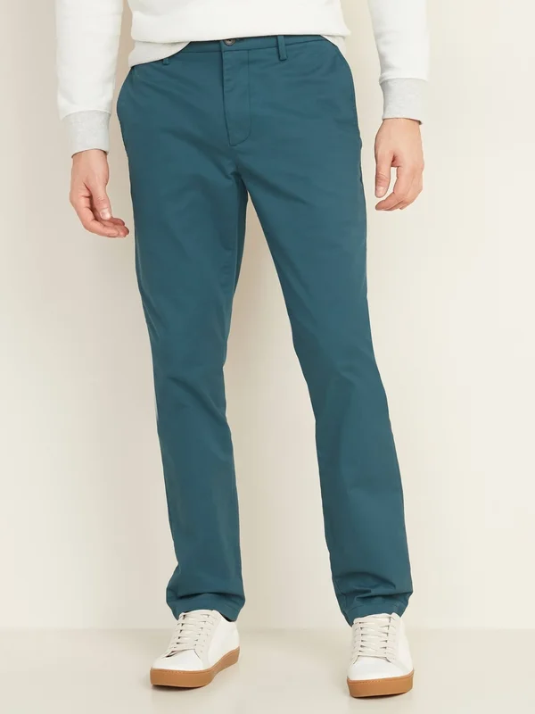 Old Navy Men's Slim Ultimate Built-in Flex Chino Pants - Moonlight Tide - Size 29W
