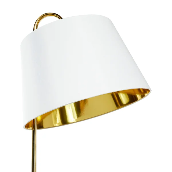 Modern White and Gold Metal Floor Lamp 16x22 W x 60x22 H - 16 x 16 x 60 - Black