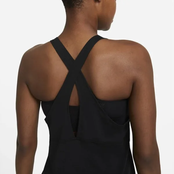 Nike Women's Breathe Cool Tank - Black, Size: XS, Polyester