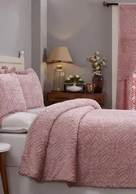 Better Trends Wedding Ring Comforter Full/Queen in Pink