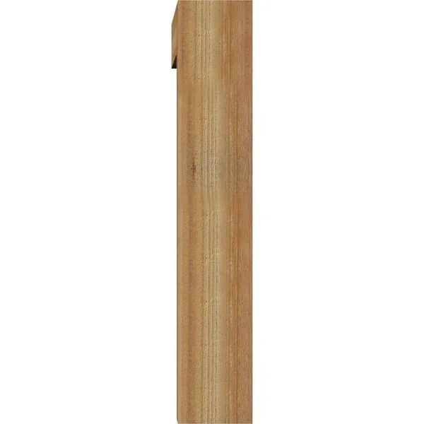 Ekena Millwork 1462644 6x22W x 22x22D x 34x22H Imperial Block Rough Sawn Bracket w/ Offset Brace, Western Red Cedar