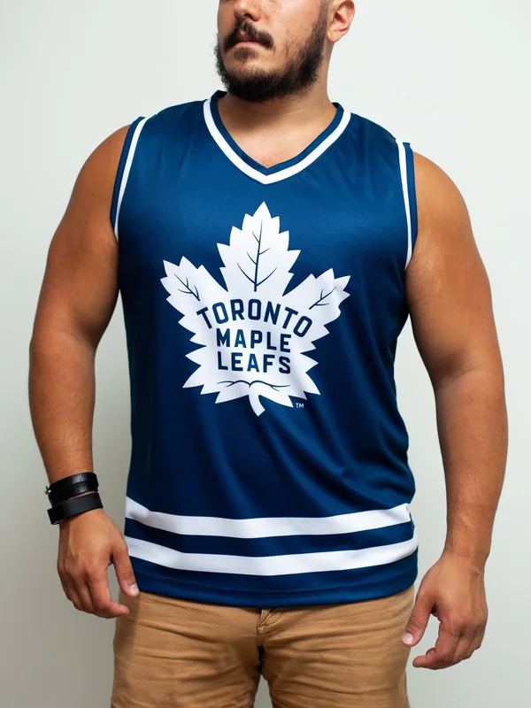 Toronto Maple Leafs Hockey Tank M - Blue, Polyester