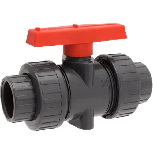 Hayward TBB1012CPEG True Union Ball Valve, Pvc, Epdm, 1.25