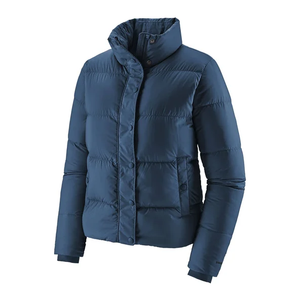 Patagonia Women's Silent Down Jacket Blue XL