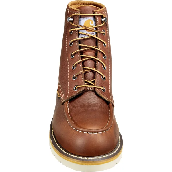 Carhartt Men's 6 inch Waterproof Wedge Steel Toe Work Boot, Tan, 9