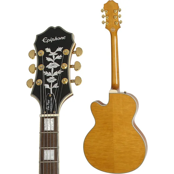 Epiphone Joe Pass Emperor II Pro Electric Guitar Vintage Natural