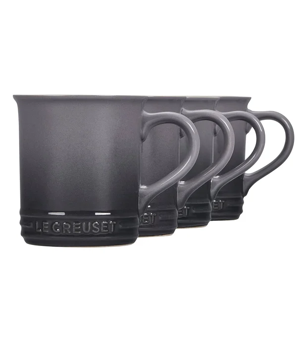 Le Creuset Set of 4 Stoneware Mugs - White