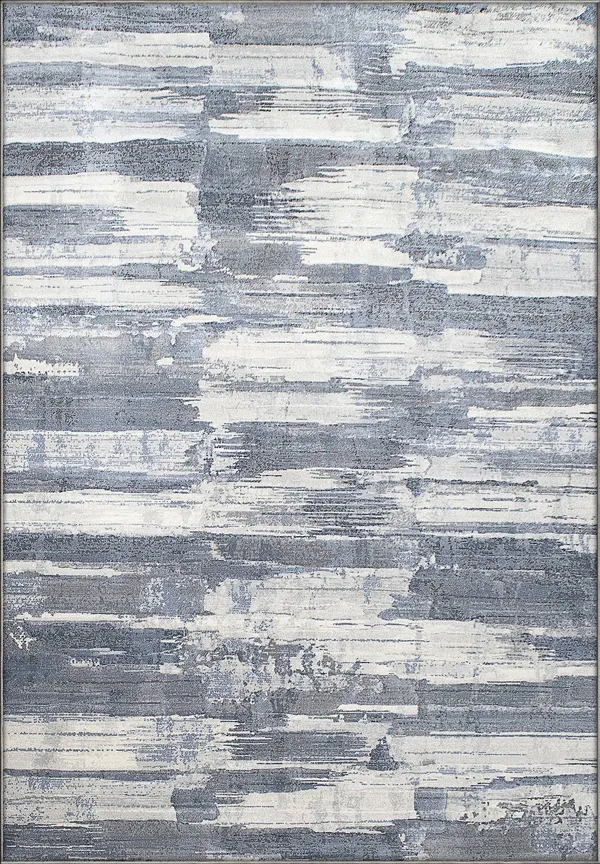 Dynamic Rugs Eclipse 63423 6&7x22 x 9&6x22 Area Rug - Blue