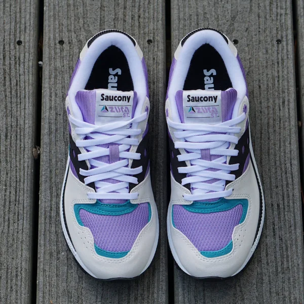 Saucony Azura Size: 8M - White, Violet, Capri