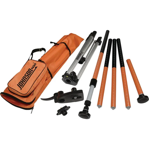 Johnson Level All-in-One Laser Mounting Pole with Tripod 40-6301