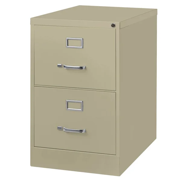 Hirsh 14418 18x22 W 2 Drawer File Cabinet - Putty, Legal