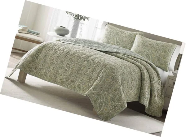 Stone Cottage Emilia Full/Queen Quilt Set - Green