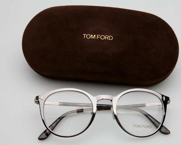 Tom Ford Eyeglasses FT5465 014 Shiny Ruthenium 47 mm