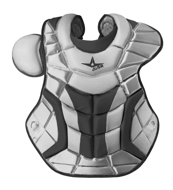 All-Star CP30Pro System 7 16.5 inch Adult Chest PROTECTOR, Silver