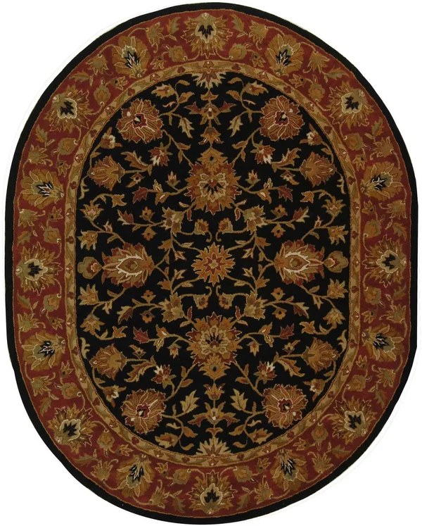 Safavieh Heritage HG112A 4&6x22 x 6&6x22 Black, Red Rug