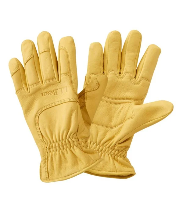 Men's Deerskin Gloves Yellow Extra Large, L.L.Bean