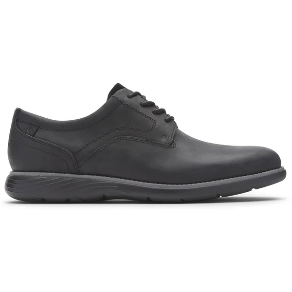 Men's Rockport Garett Plain Toe Oxford, Size: 10.5, Black