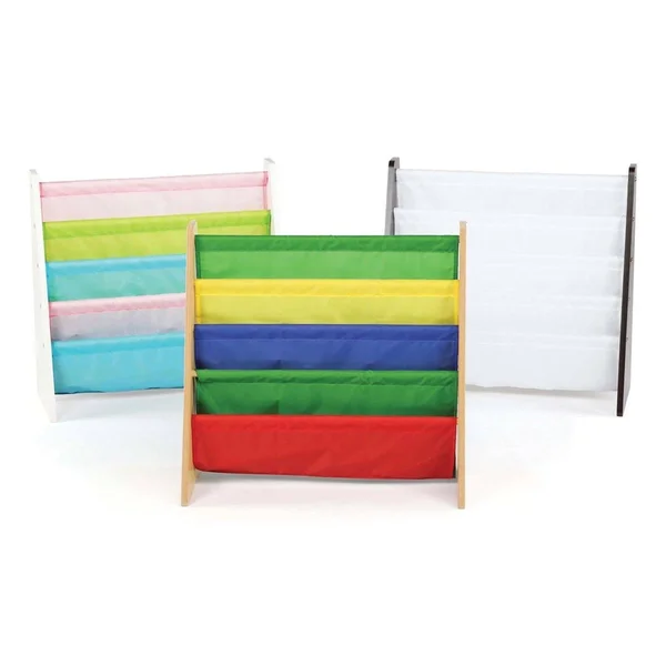 Tot Tutors Kids Book Rack Storage Bookshelf - Natural Primary Collection