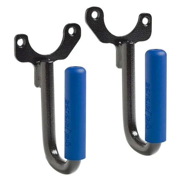 Jeep Wrangler TJ GraBars Front Grab Handles; Blue Grips 1018B