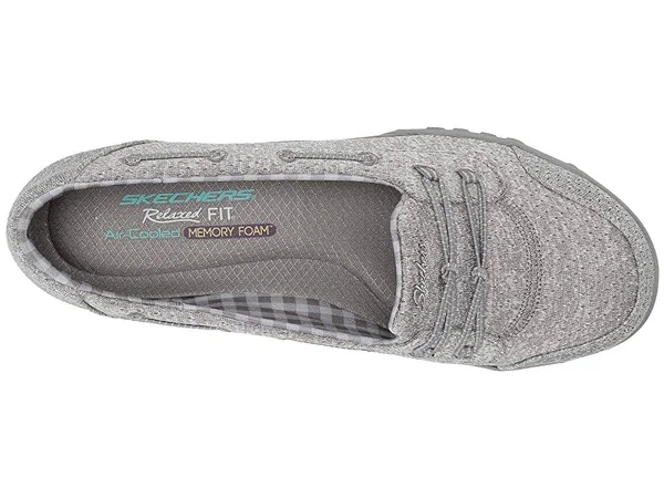 Skechers Breathe-Easy - Good Influence (Gray) Women's Shoes