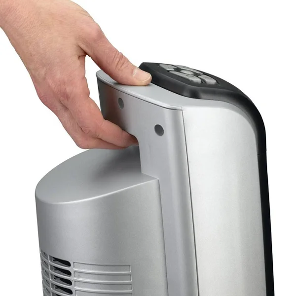 Lasko Electric Oscillating Ceramic 1500W Tower Heater - Silver