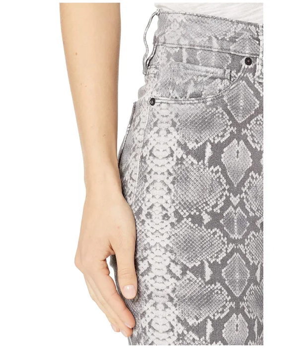 Hudson Barbara High-Rise Skinny Jeans - Metallic Python, Women's, 28