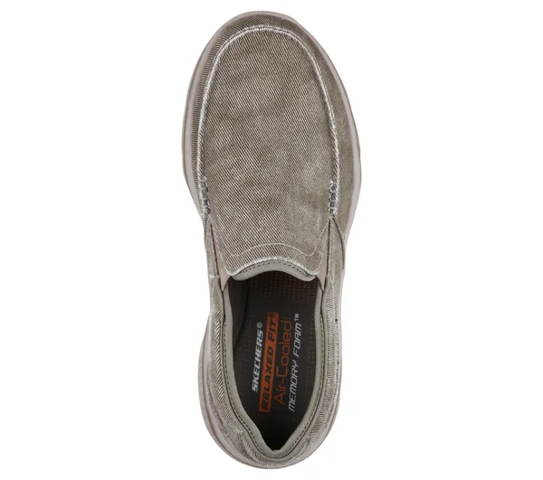 Skechers USA Creston-Moseco 10.5 Men's Taupe
