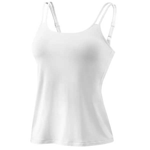 Women's Amoena Valetta Pocketed Camisole Top (White) - Size 24