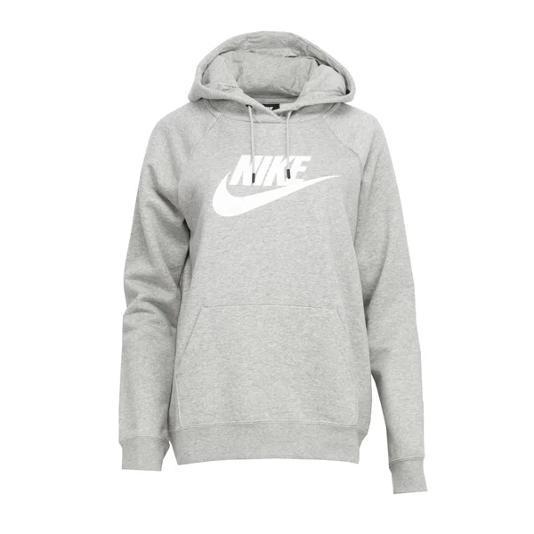 Nike Women's Sportswear Essential Hoodie (L, Grey Heather)