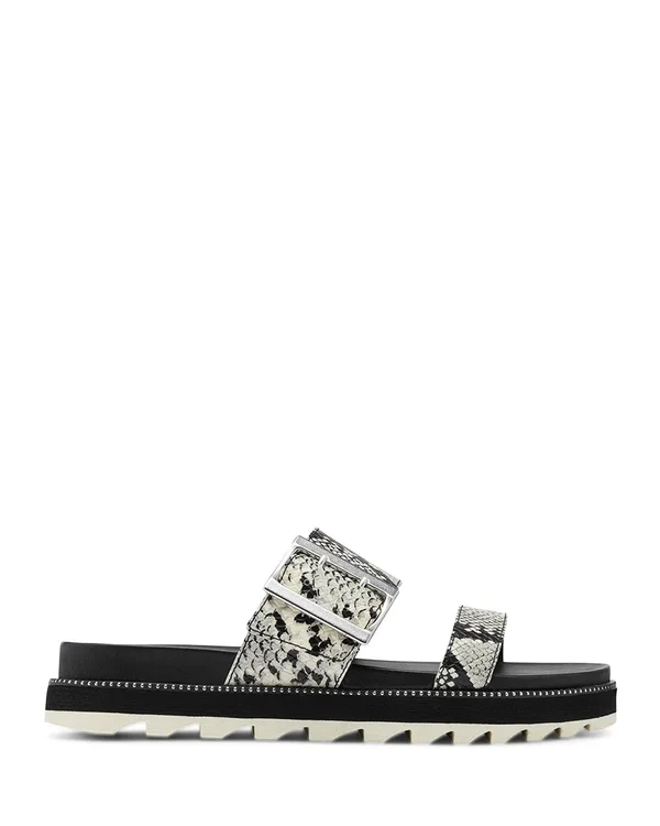 Sorel Women's Roaming Buckled Slide Sandals - Snake