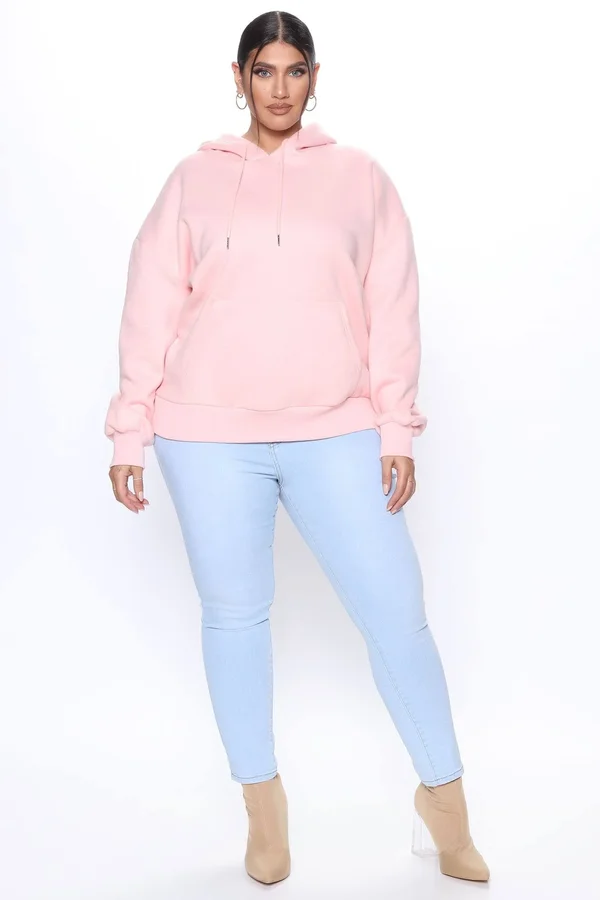 Womens Dream It and Achieve It Hoodie in Pink Size X-Small by Fashion Nova