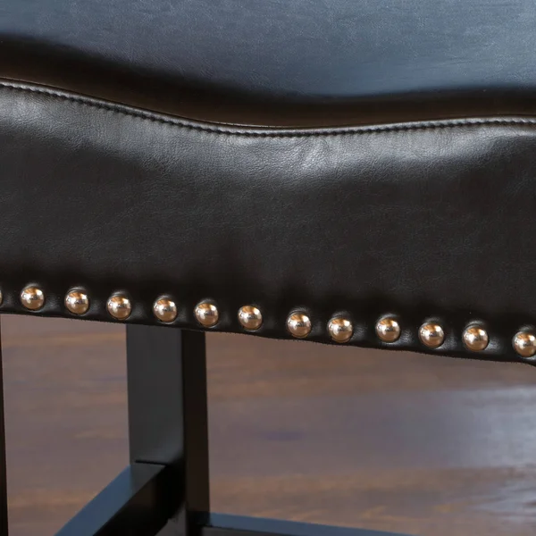 Christopher Knight Home Lisette Backless Black Leather Counter Stool (Set of 2)