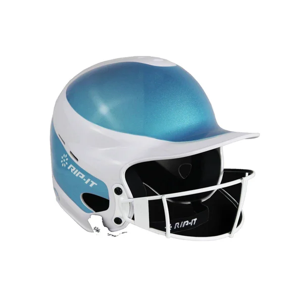 Rip-It Vision Pro Shimmer Fastpitch Softball Helmet Aqua Small