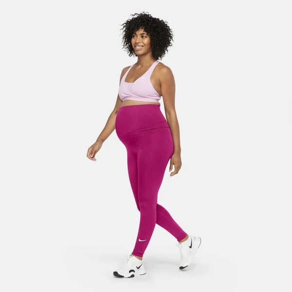 Nike One (M) Women's Leggings (Maternity) in Red - Size: Large, CQ9293-615