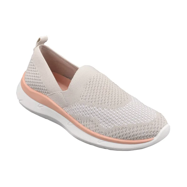 Easy Spirit Womens Savanah 2 Knit Casual Walking Shoes - 7, Light Grey