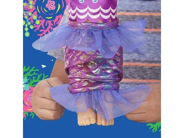 Baby Alive Shimmer &n Splash Brown Hair Mermaid Baby Doll
