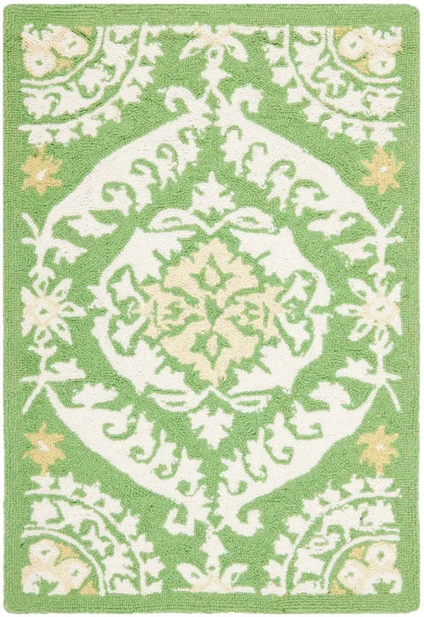 Safavieh Chelsea HK356B 7&9x22 x 9&9x22 Green, Beige Area Rug