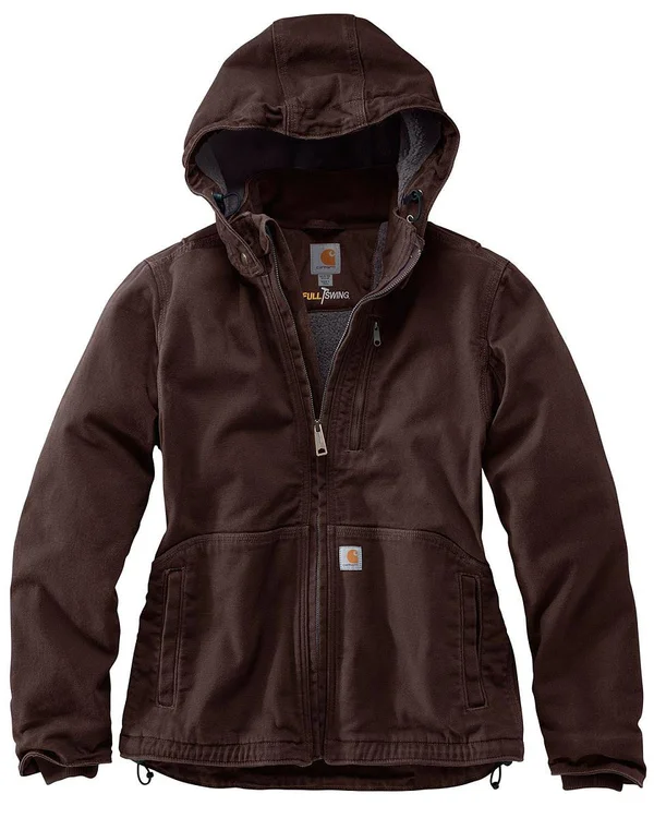 Carhartt Full Swing Caldwell Jacket, Women's Dark Brown/Shadow