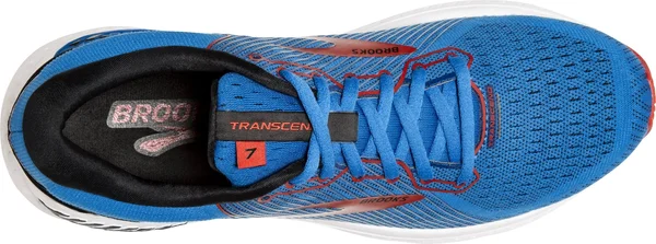 Brooks Men's Transcend 7 Mazarine/Black/Red
