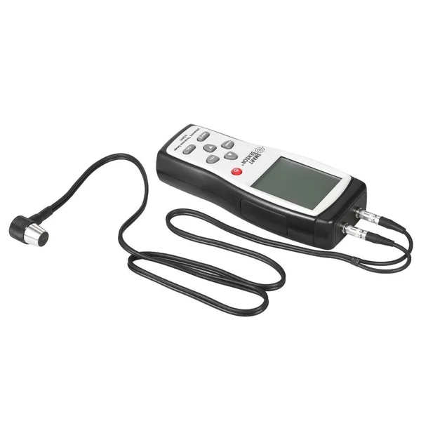 Smart Sensor Professional Ultrasonic Thickness Gauge Handheld LCD Digital Thickness Tester Depth Meter Range 1.2~225mm High Accu