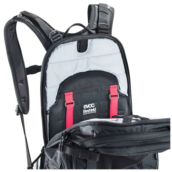 Evoc FR Trail Protector 20L Backpack Slate/Neon Blue - M/L