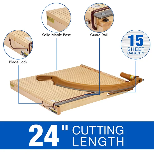 Swingline ClassicCut Ingento Solid Maple Paper Trimmer - 15 Sheets