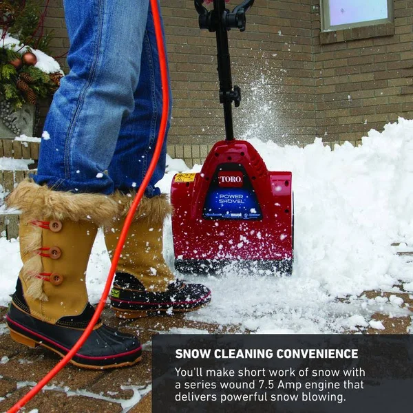 Toro Power Shovel 12 in. W Single-Stage Electric Start Snow Blower