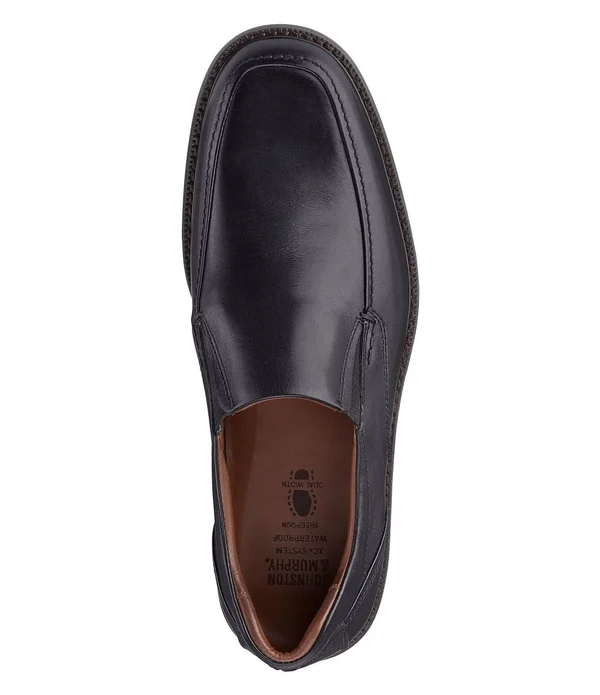 Johnston & Murphy Men's XC4 Stanton Moc Venetian Shoe - Tan Waterproof Full Grain - Size 7 - M/W