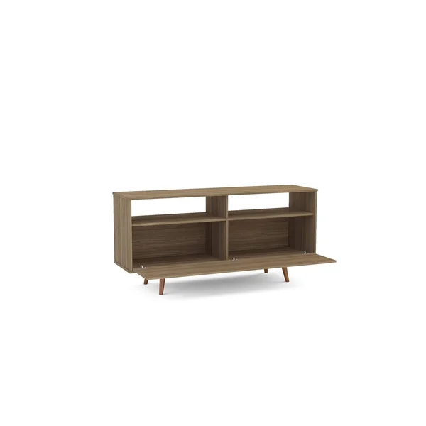 Fava 59 in. TV Stand, Light Brown - Polifurniture - 401607810001