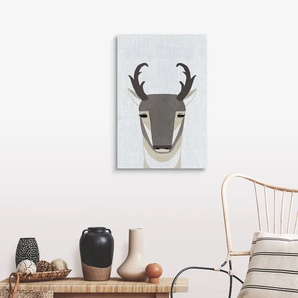 Pronghorn Antelope - Canvas Wall Art, 20x30, Great Big Canvas