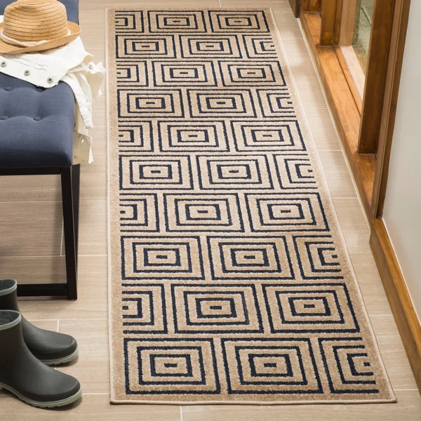 Safavieh Cottage COT941A Area Rug Navy, Creme 2&3x22 x 8& Runner
