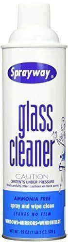 Sprayway SW050-12 Glass Cleaner, 19 oz, Pack of 12