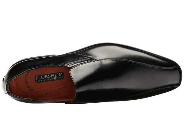 Florsheim Corbetta Bike Toe Slip-On - Men's, Size: 7.5 3E, Black