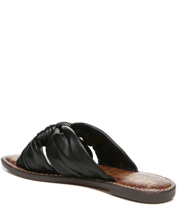 Sam Edelman Garson Knotted Leather Sandals - 9M